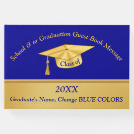 Libro de invitados de la fiesta de graduación pers