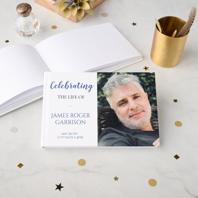 Libro de invitados de la foto conmemorativa de la  (Anverso Abierto)