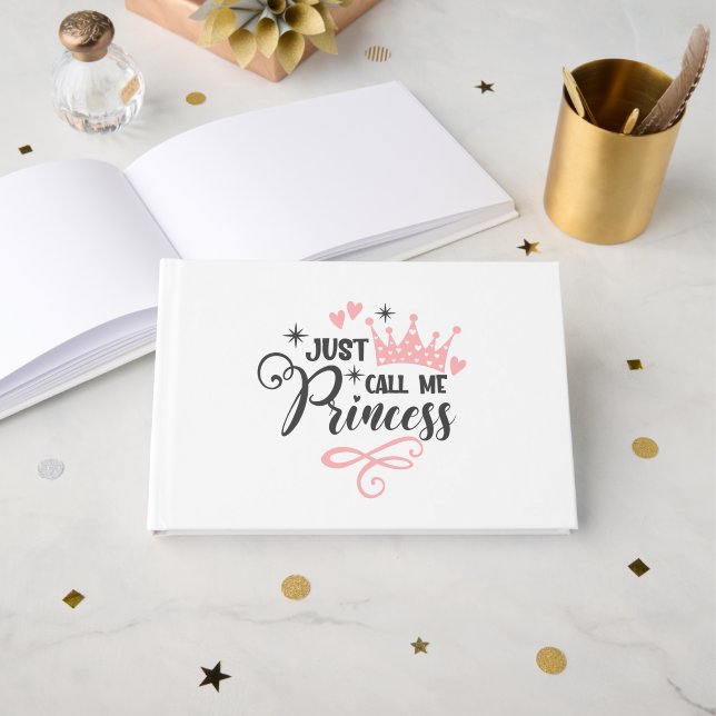 Libro de invitados de la Princesa de Concurso (Anverso Abierto)