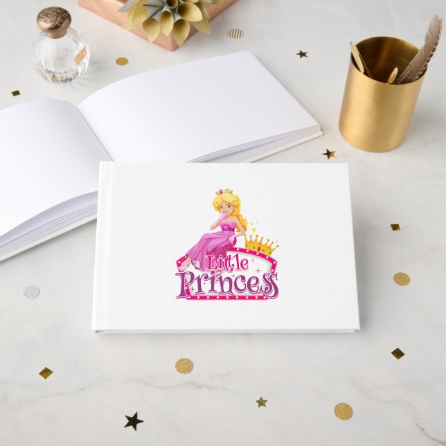 Libro de invitados de la Princesa de Concurso (Anverso Abierto)