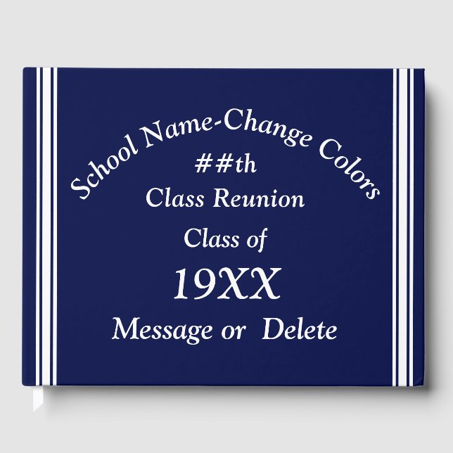 Libro de invitados de la Reunión de Clase Personal (Anverso)