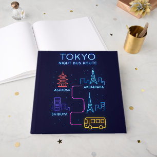 Libro de invitados de la ruta del autobús nocturno