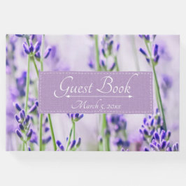 Libro de invitados de Lavender Fields Boda
