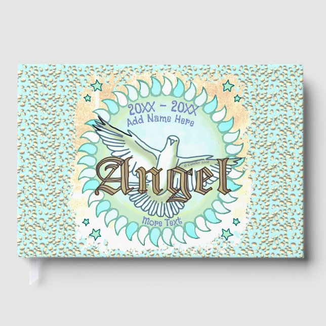 libro de invitados de Love Memory Angel Memorial (Anverso)