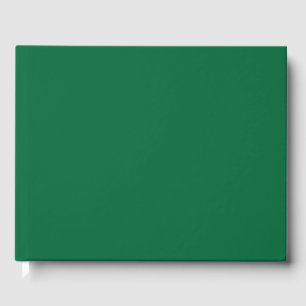 Libro de invitados de lujo esmeralda para bodas