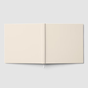 Libro de Invitados de Marfil Melodioso 12x12 para 