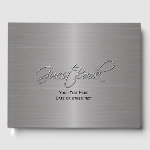 Libro de invitados de Metallic Look All Purpose Pe
