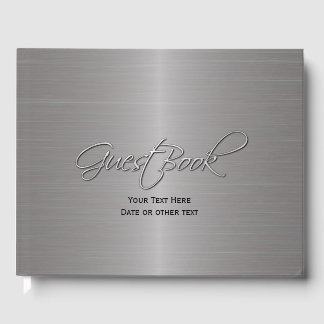 Libro de invitados de Metallic Look All Purpose Pe