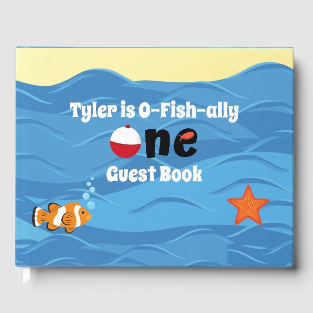 Libro de invitados de O-Fish-ally One Fiesta (Anverso)