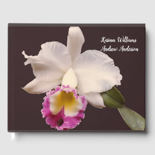 Libro de invitados de Orquídea de Participación de