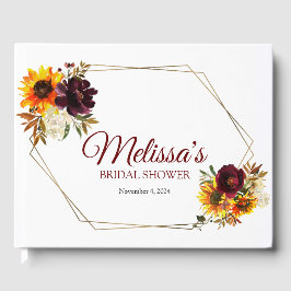 Libro de invitados de otoño en amor