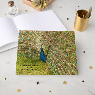 Libro de invitados de Peacock Image