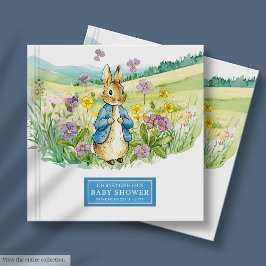 Libro de invitados de Peter Rabbit para Baby Showe