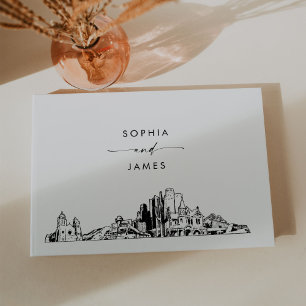 Libro de invitados de Phoenix Skyline Boda