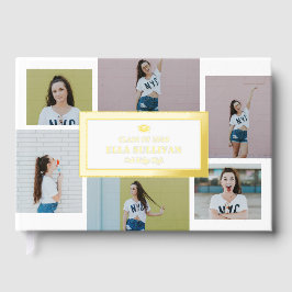 Libro de invitados de posgrado de Relieve metaliza