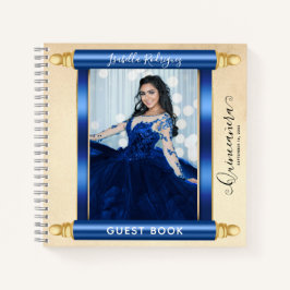 Libro de invitados de presupuesto para Quinceañera