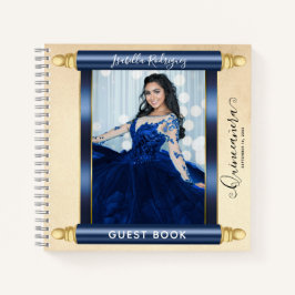 Libro de invitados de Quinceañera con presupuesto 