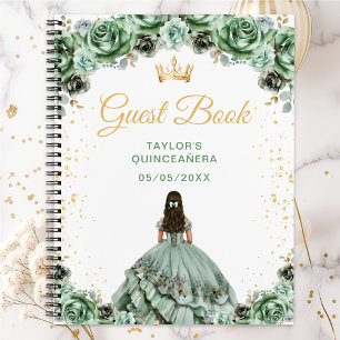 Libro de invitados de Quinceañera de la Princesa V
