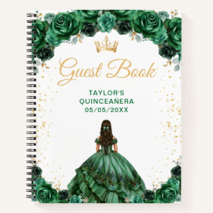 Libro de invitados de Quinceañera de la Princesa V