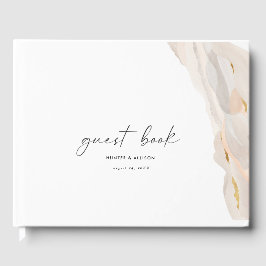 Libro de invitados de resumen moderno