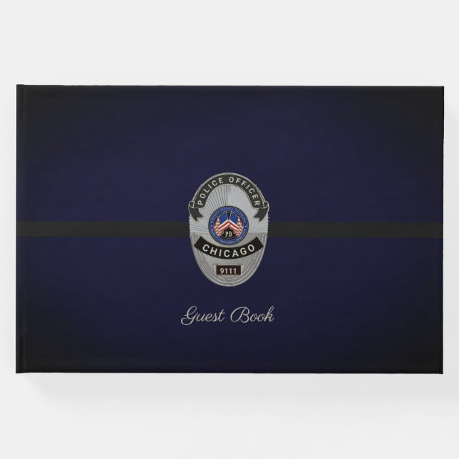 Libro de invitados de retiro de la policía (Anverso)