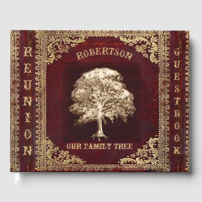 Libro de invitados de Reunión de Familias (Anverso)