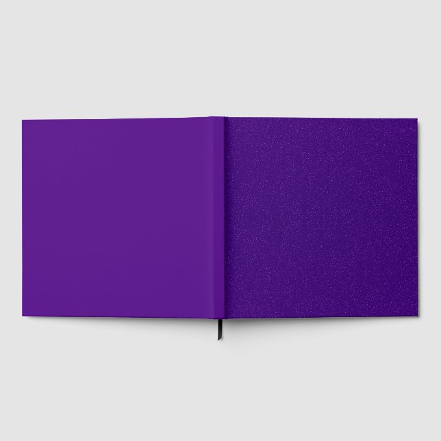 Libro de Invitados de Ruido Morado Personalizado (Lleno)