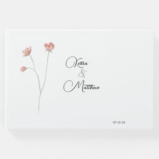 Libro de invitados de sabios personalizado (Anverso)