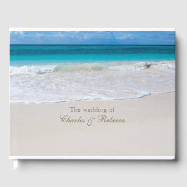 Libro de invitados de White Beach Wedding
