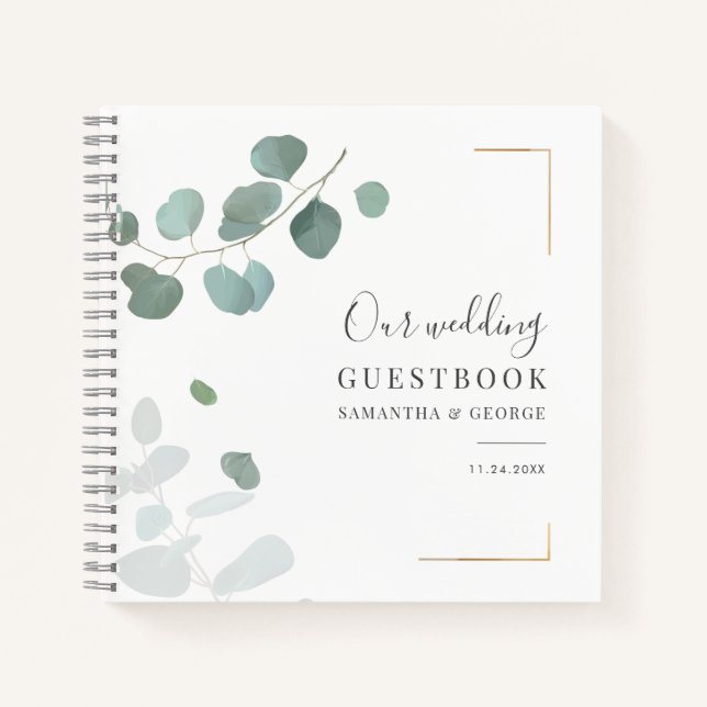 Libro de invitados del Boda de la vegetación de Eu (Anverso)