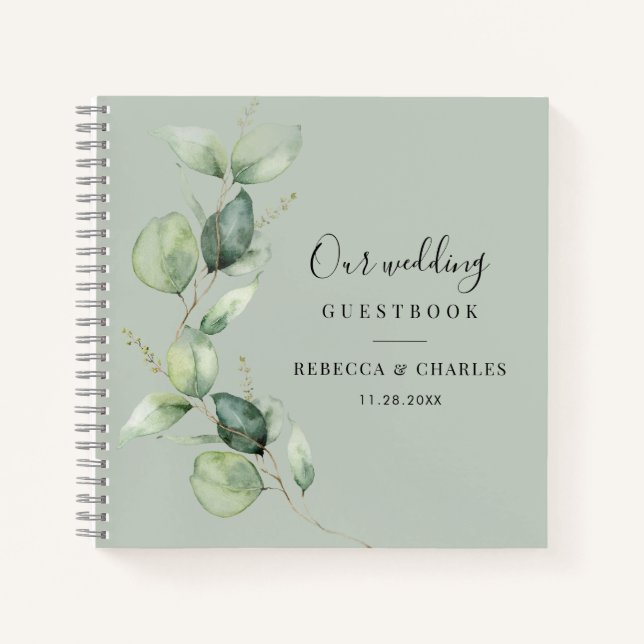 Libro de invitados del Boda de la vegetación de Eu (Anverso)
