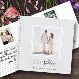 Libro de invitados del Boda de mensajes fotográfic