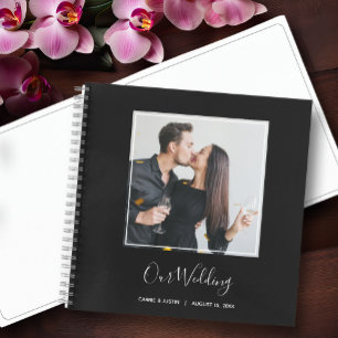 Libro de invitados del Boda de mensajes fotográfic