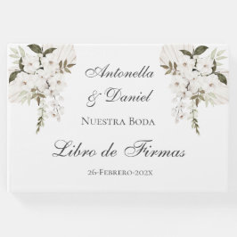 Libro de invitados del Boho Boda español