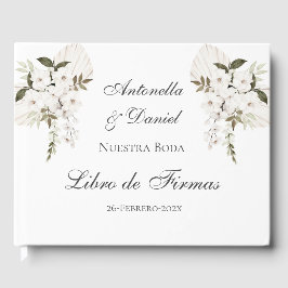Libro de invitados del Boho Boda español