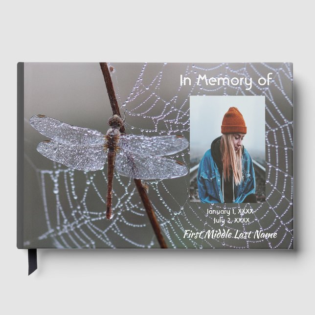 Libro de invitados Dragonfly Web conmemorativo (Anverso)