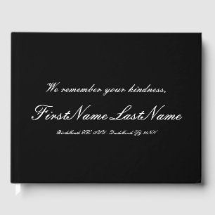 Libro de invitados en memoria de los lamentables y