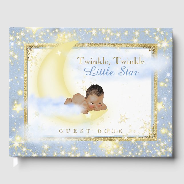Libro de invitados étnicos para bebé Twinkle Twink (Anverso)