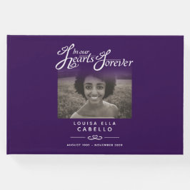 Libro de invitados funerarios en nuestros corazone