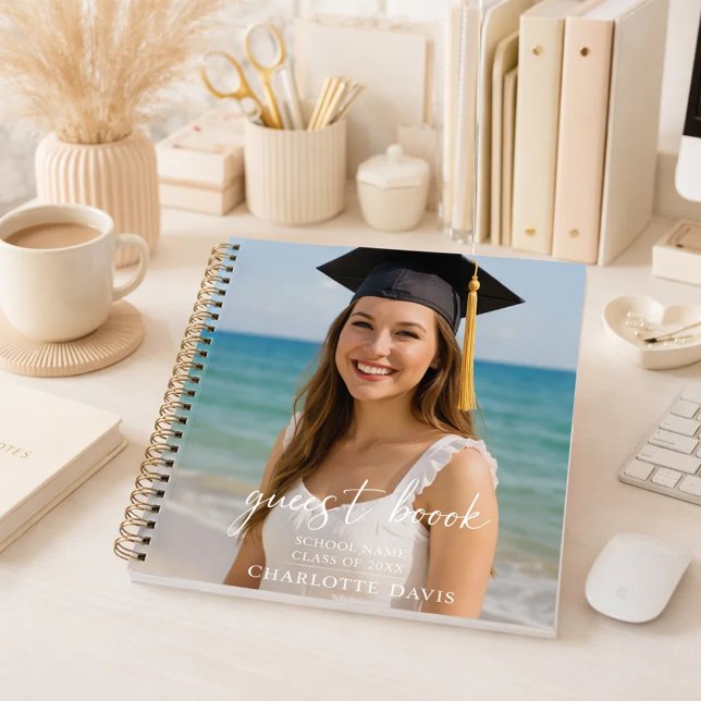 Libro de invitados guión de foto de graduación  (Subido por el creador)