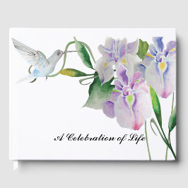 Libro de invitados Hummingbird & Iris