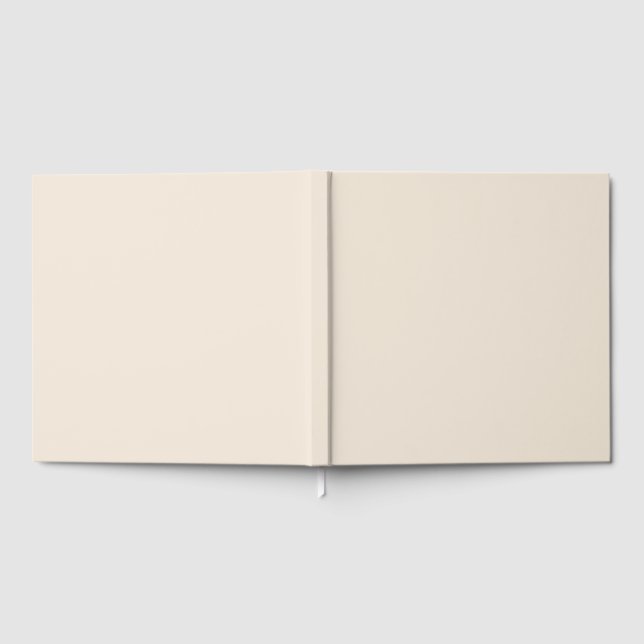 Libro de Invitados Marfil Melodioso 12x12 para Eve (Lleno)