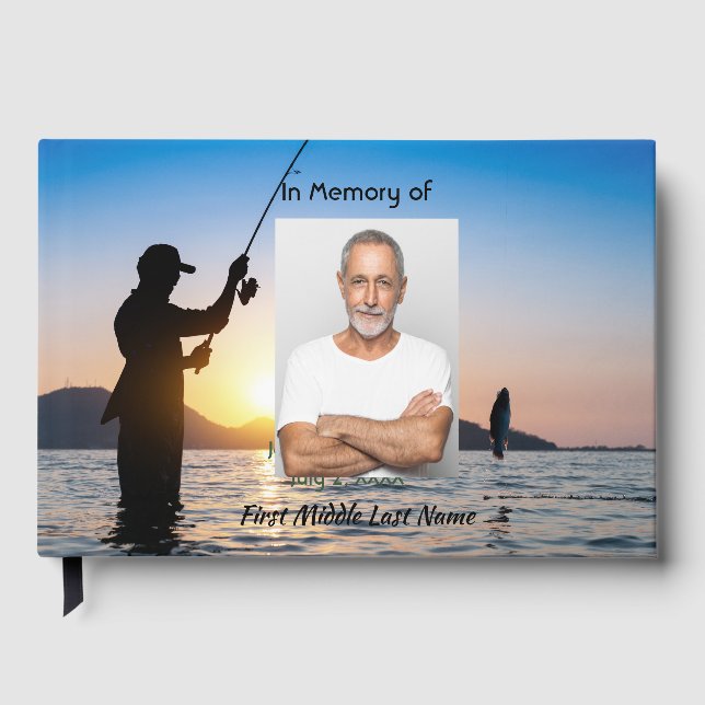 Libro de Invitados Memorial Pescador Pesca Peces (Anverso)