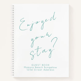 Libro de invitados minimalista