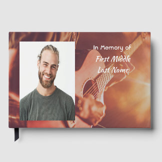 Libro de invitados Música Músico Guitarrista