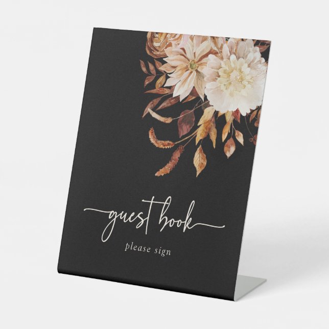 Libro de invitados negro señal (Anverso)