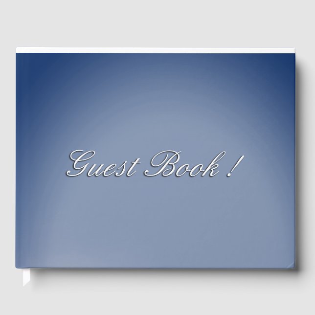 Libro de invitados Niebla Azul (Anverso)