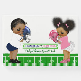 Libro de invitados para baby shower de revelación 