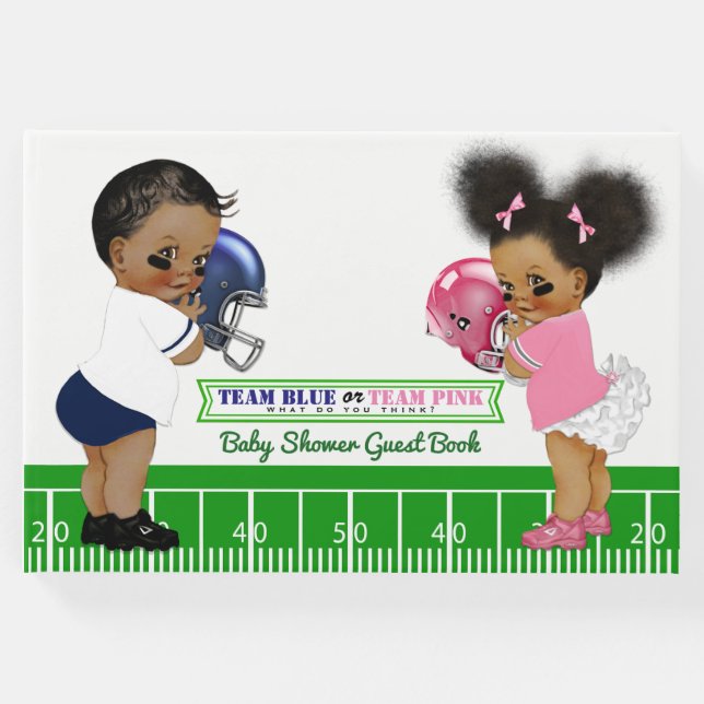 Libro de invitados para baby shower de revelación  (Anverso)