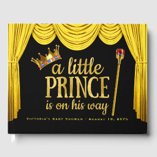 Libro de invitados para baby shower del príncipe e